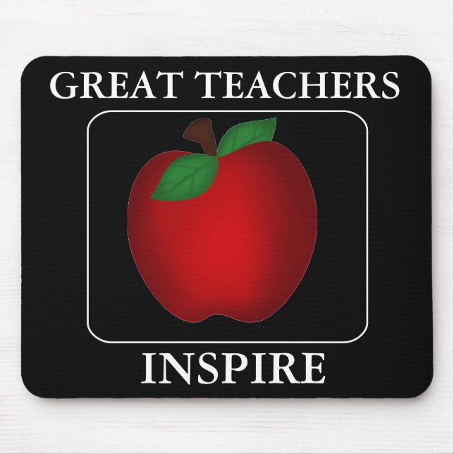 Motivational Teacher Mouse Pad Musmatta (Framsidan)