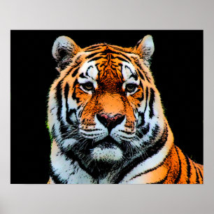 Motivational Tiger Öga Poster
