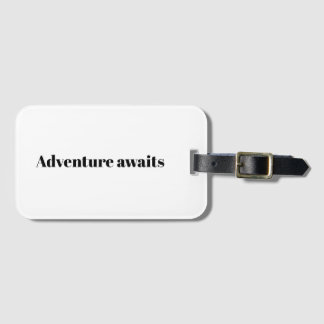 Motivational Travel Luggage Tag Bagagebricka