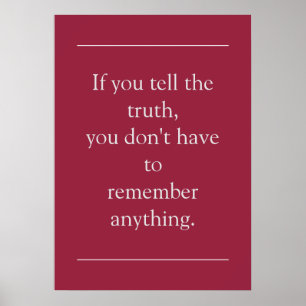 Motivational Truth-offert Poster