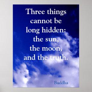 Motivational Truth Quote från Buddha Poster