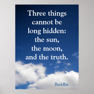 Motivational Truth Quote från Buddha Poster