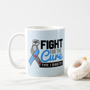 Motivational typ - 1 sockersjukacitationstecken - kaffemugg