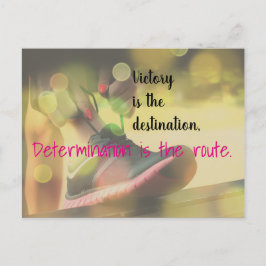 Motivational Victory Slogan Netball Quote Vykort