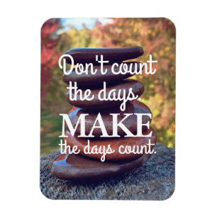 Motivational Zenstenar för inspireras Magnet