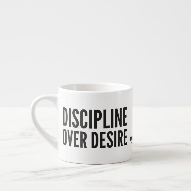 MOTIVATIONALISM© DISCIPLINE_Mok Espressomugg (Vänster)