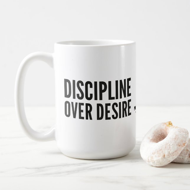 MOTIVATIONALISM© DISCIPLINE_Mok Kaffemugg (Med munk)