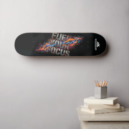 MOTIVATIONALISM© Fuel Your Focus_ Mini Skateboard Bräda 18,5 Cm