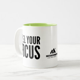 MOTIVATIONALISM© Fuel Your Focus_ Två-Tonad Mugg