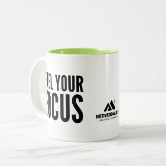 MOTIVATIONALISM© Fuel Your Focus_ Två-Tonad Mugg