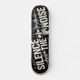 MOTIVATIONALISM© Silence The Noise 2_ Mini Skateboard Bräda 18,5 Cm
