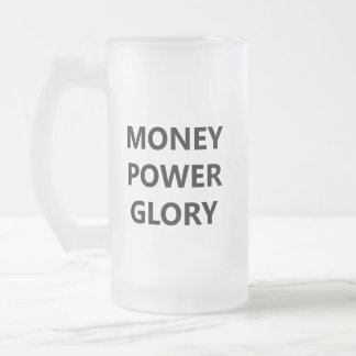Motivationell Minimalist Frostat Ölglas