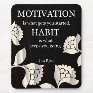 Motivationmeddelanden på Mousepad Musmatta