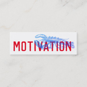 Motivations Träning Mini Visitkort