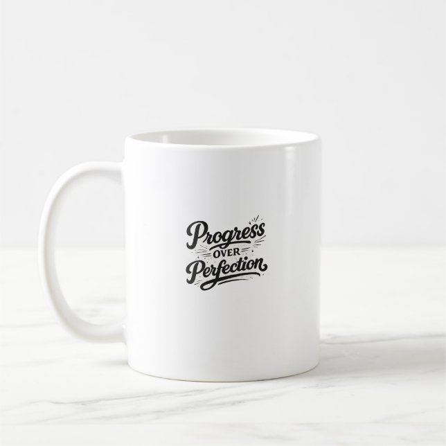 Motivations-typografi-mugg Kaffemugg (Vänster)