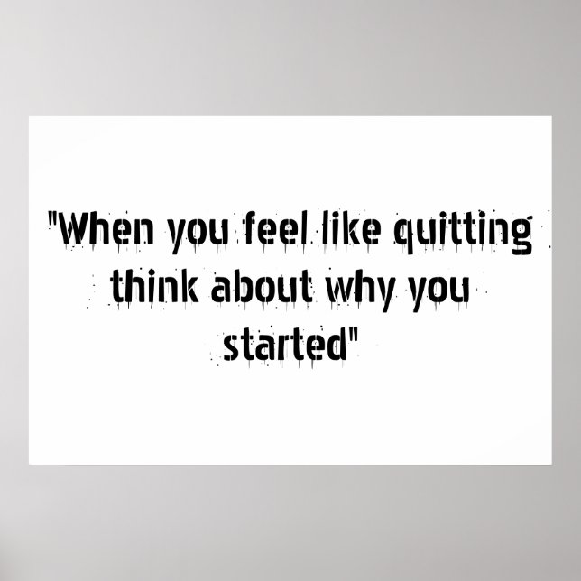 Motivationsaffisch Poster (Framsidan)