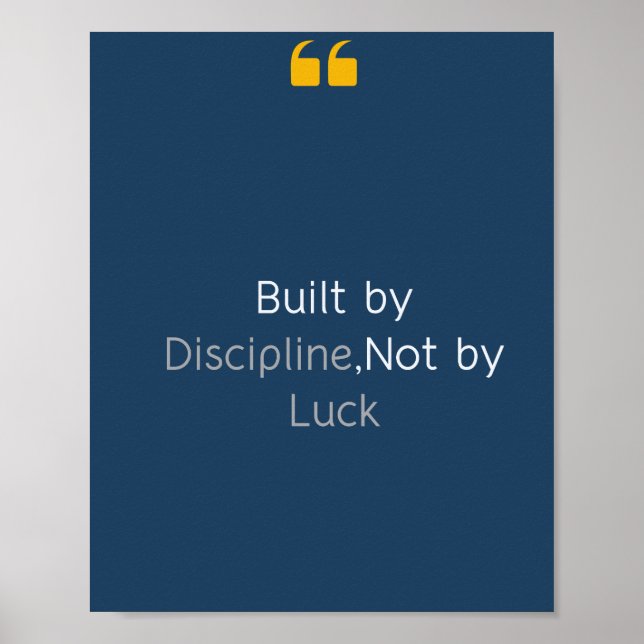 Motivationsaffisch Poster (Framsidan)
