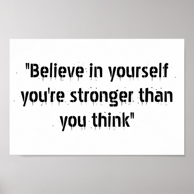 Motivationsaffisch Poster (Framsidan)