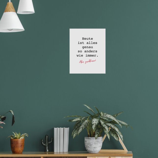 Motivationsaffisch skrivmaskin poster (Vardagsrum 1)
