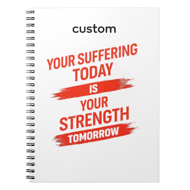 Motivationscitat Design Anteckningsbok (Framsidan)