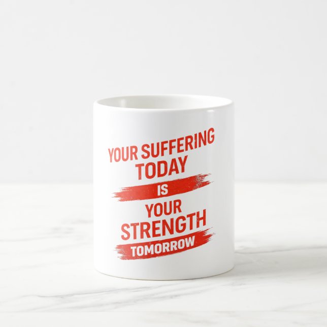 Motivationscitat Design Kaffemugg (Center)