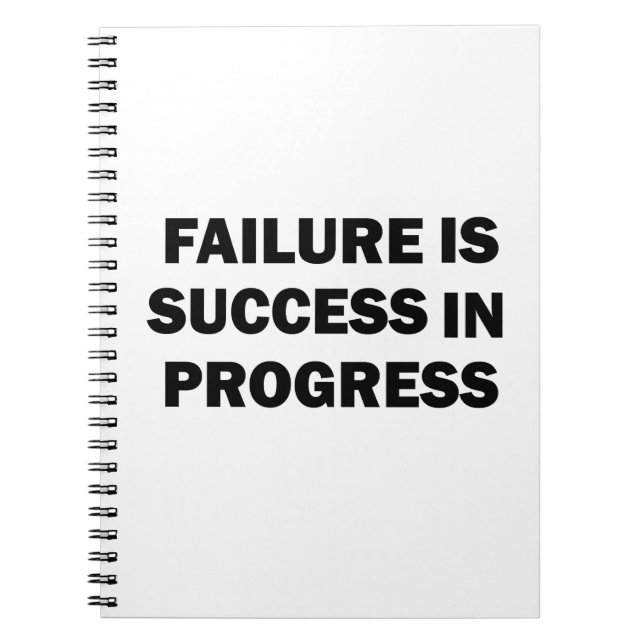 motivationscitat för framgång anteckningsbok (Framsidan)