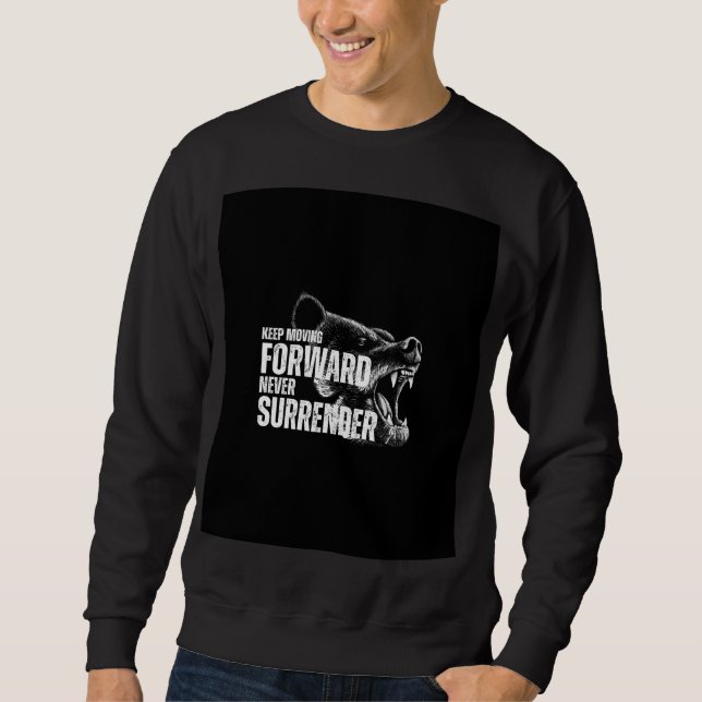 Motivationscitat t-shirt  lång ärmad tröja (Framsida)
