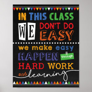 Motivationsdekan/lärarpresentationen Idea Poster