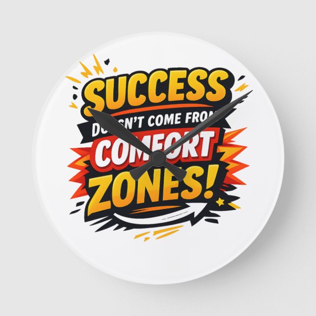 Motivationsdesign Rund Klocka (Framsida)