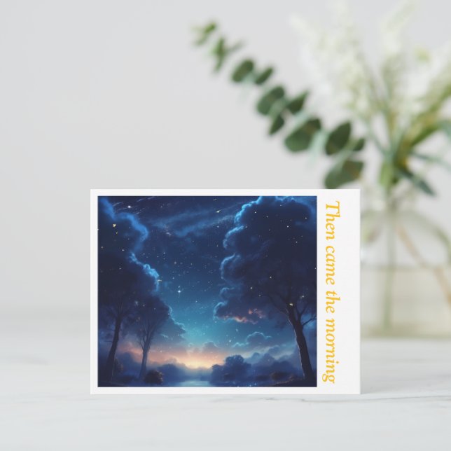 MOTIVATIONSK POSTKORT VYKORT (Stående Fram)