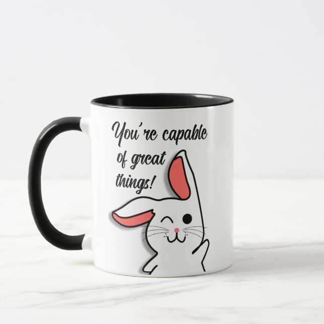 Motivationskanin Mugg (Vänster)