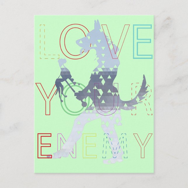 Motivationskort fiende vykort (Framsida)