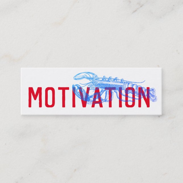 Motivationsutbildning Mini Visitkort (Framsida)