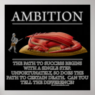Motivator för ambitionfantasi (de) poster