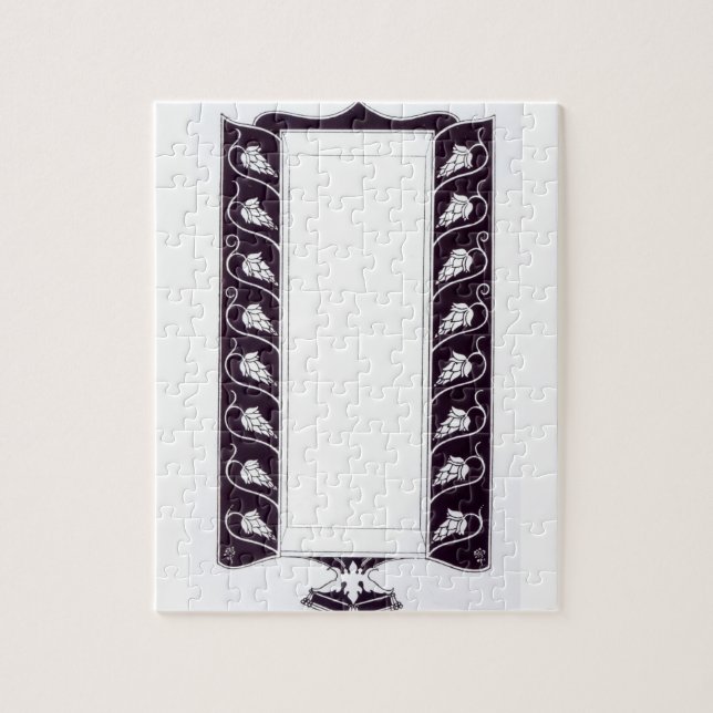 Motivdesign, antagligen från "Le Morte d'Arthur", Pussel (Vertikal)