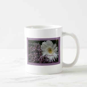 Motivera coffeecup för daisy för gerber för kaffemugg