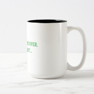 Motivera dig själv, med start nu. Två-Tonad mugg