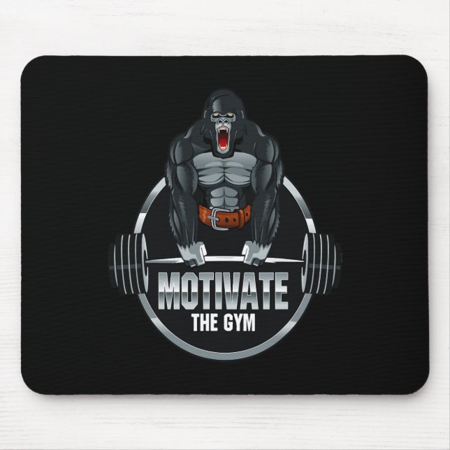 Motivera Gym Gorilla Beast Workout Bodybuild din Musmatta (Framsidan)