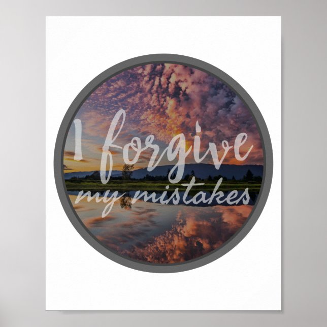 motivera varför du vill acceptera dig själv poster (Framsidan)