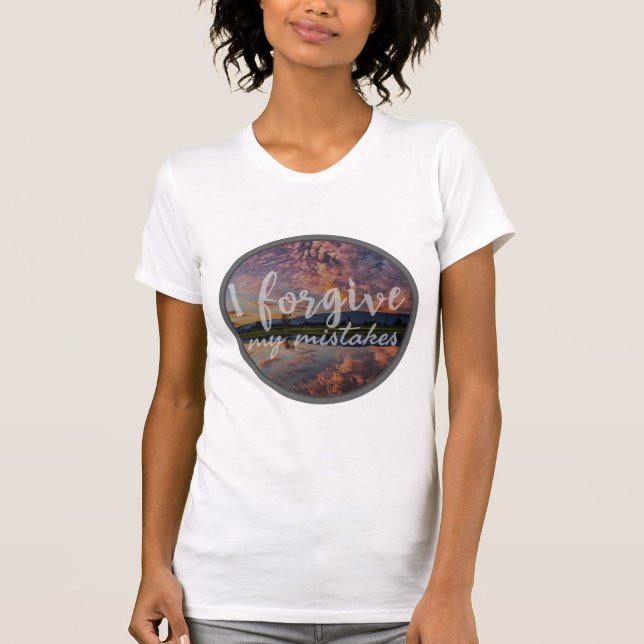 motivera varför du vill acceptera dig själv t shirt (Framsida)