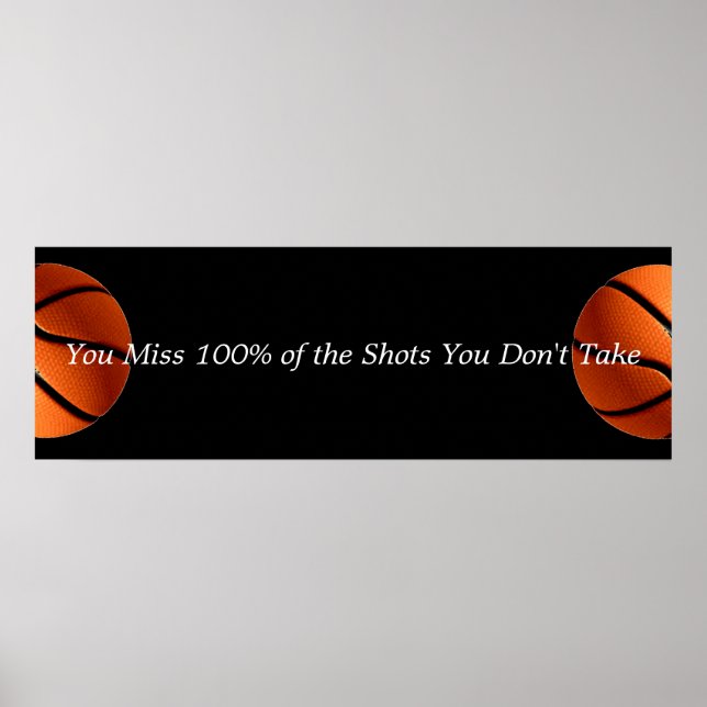 Motiverad basketsoffert poster (Framsidan)