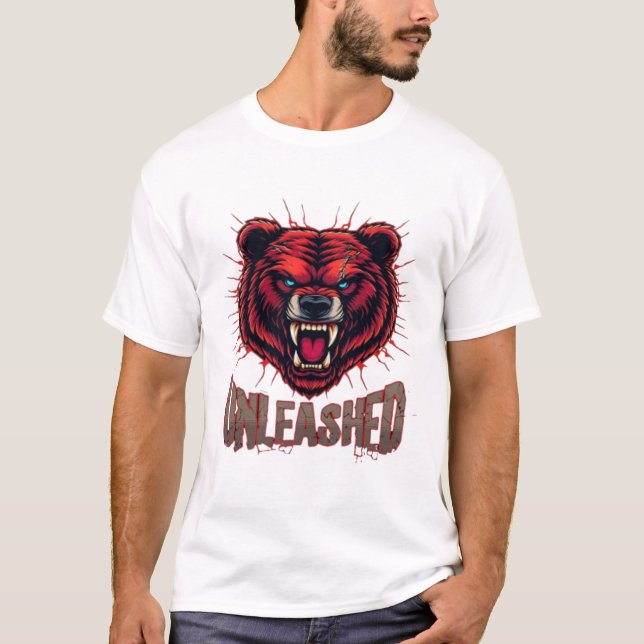 Motiverad Beast i T-Shirt-format T Shirt (Framsida)