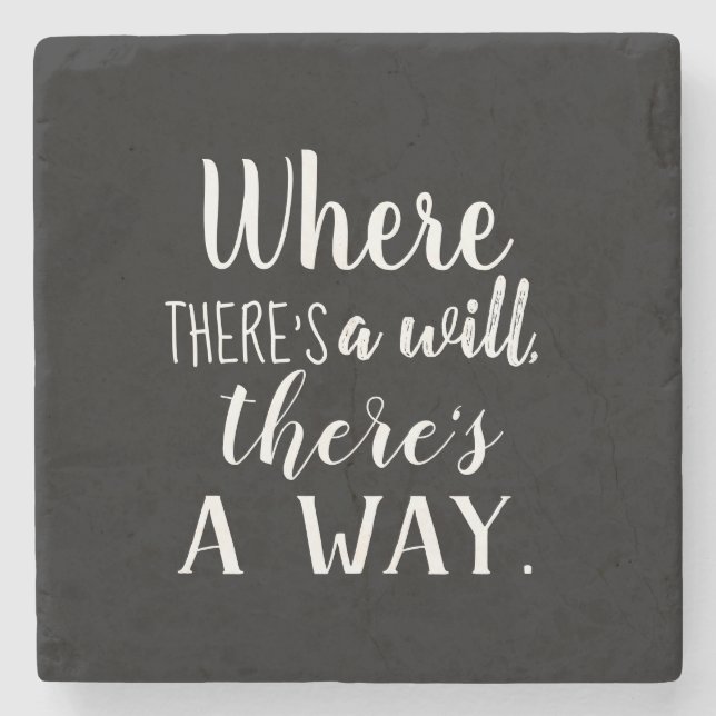 Motiverad inspirationsinriktad offert med typograf underlägg sten (Framsidan)