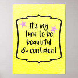 Motiverad inspirationsoffert för kroppskonfidentia poster