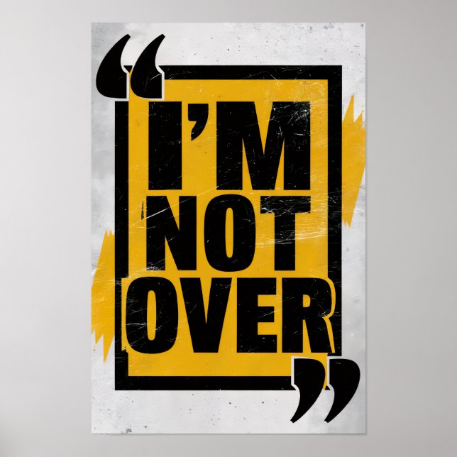 Motiverad motståndskraft - jag är inte över poster (Framsidan)