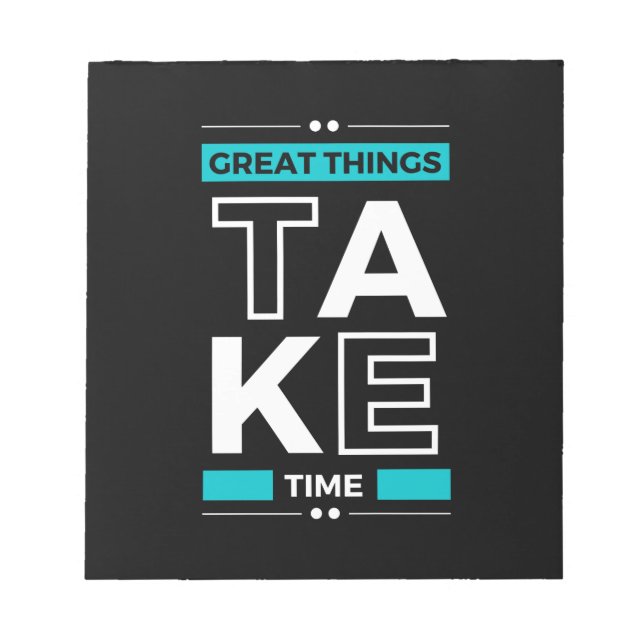 Motiverad och positiv text - offert anteckningsblock (Framsida)