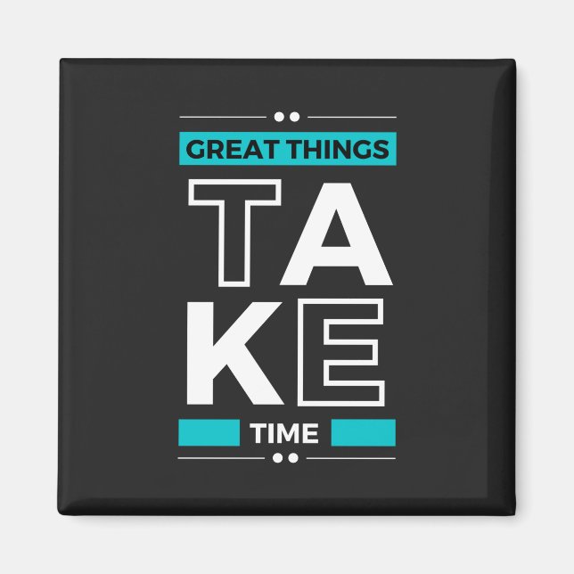 Motiverad och positiv text - offert magnet (Framsidan)
