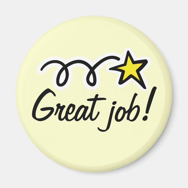 Motiverad offert för att tacka anställda magnet (Framsidan)