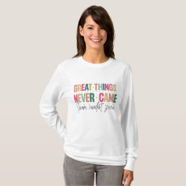 Motiverad positiv offert t shirt