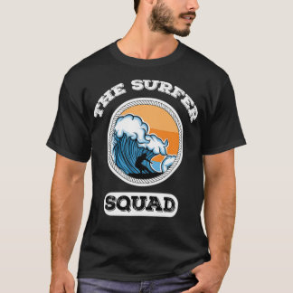 Motiverad presentidé Surferens bästa vänner är län T Shirt